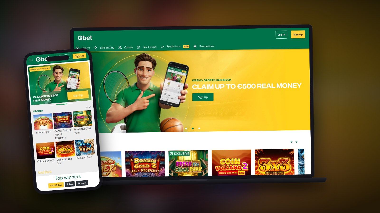 Qbet Casino Bonus